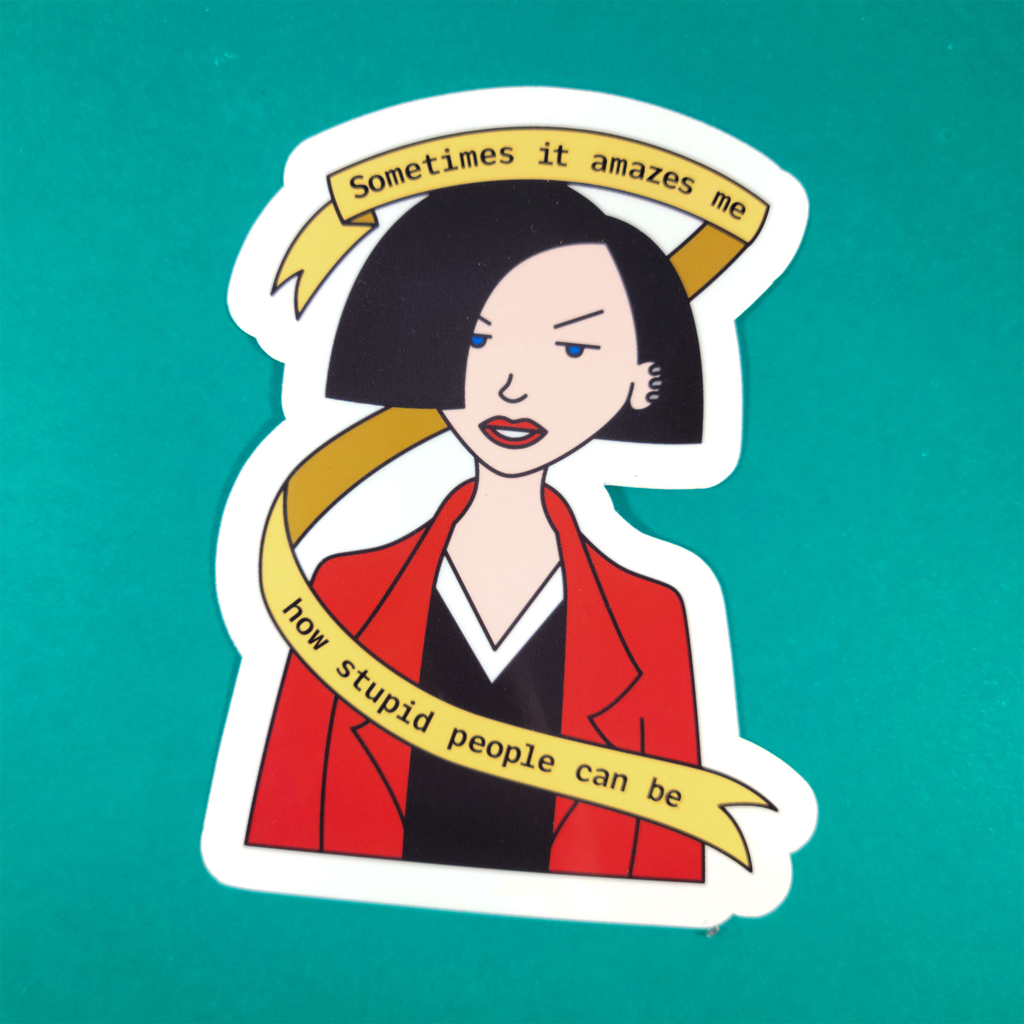 Jane Lane Vinyl Sticker by Wilde Designs