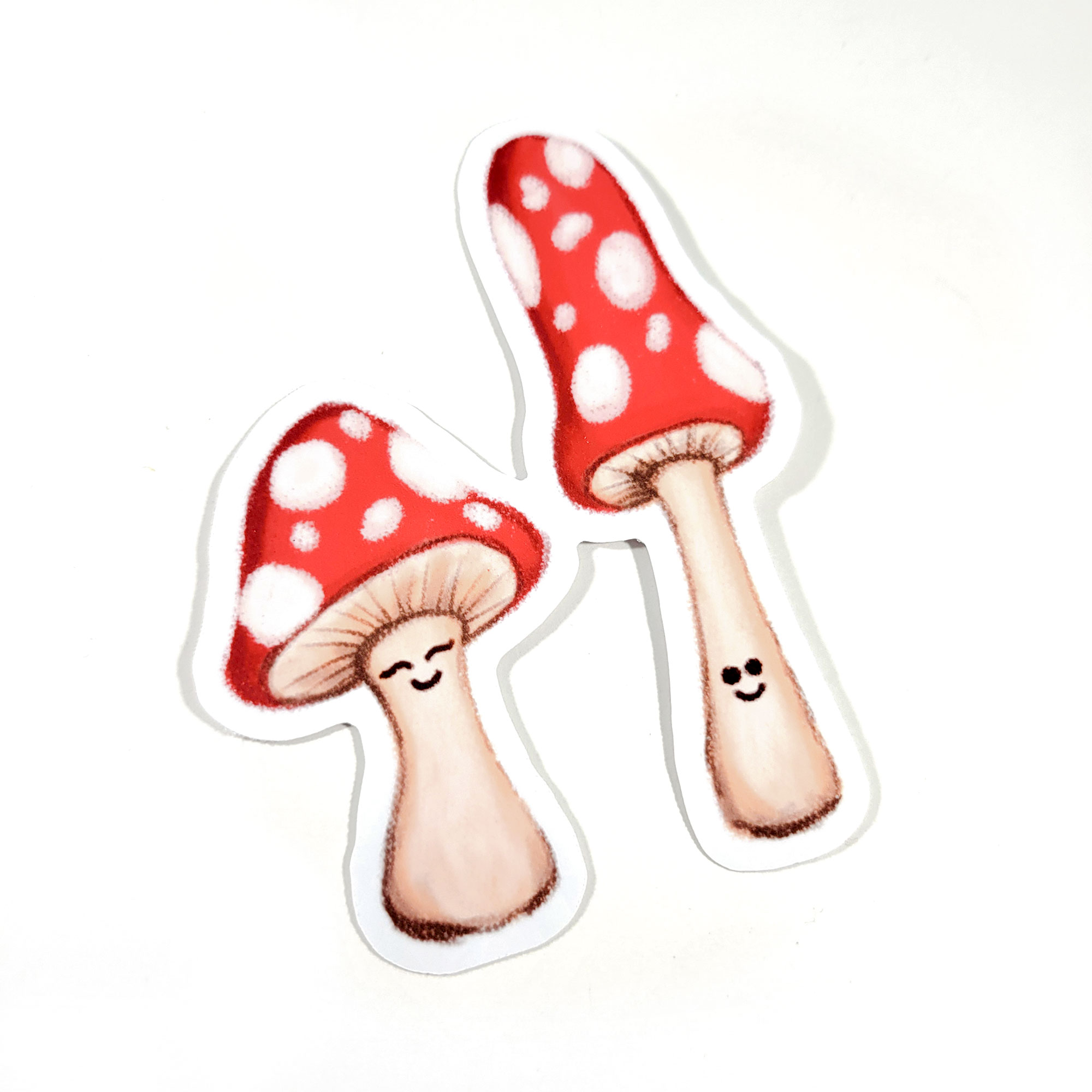 Adorable Mushies Vinyl Sticker by Wilde Designs