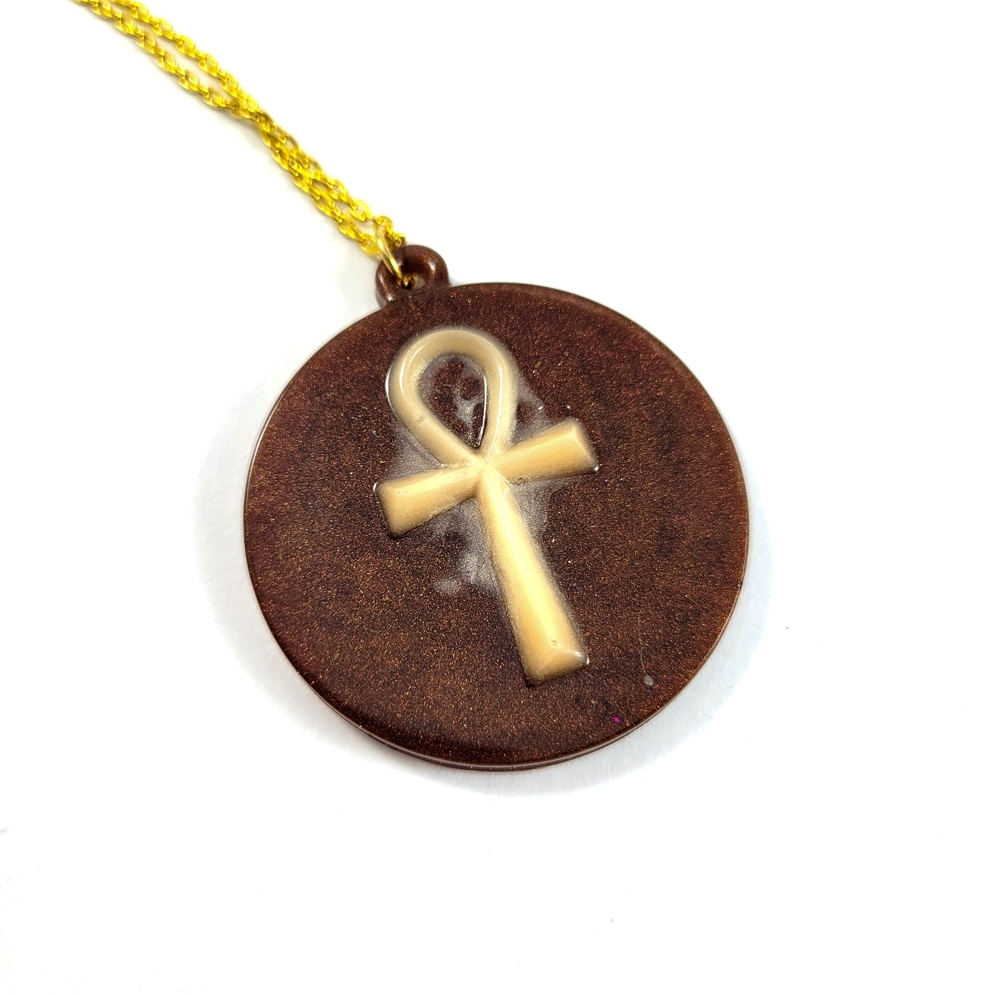 Ankh Medallion Necklace by Wilde Designs