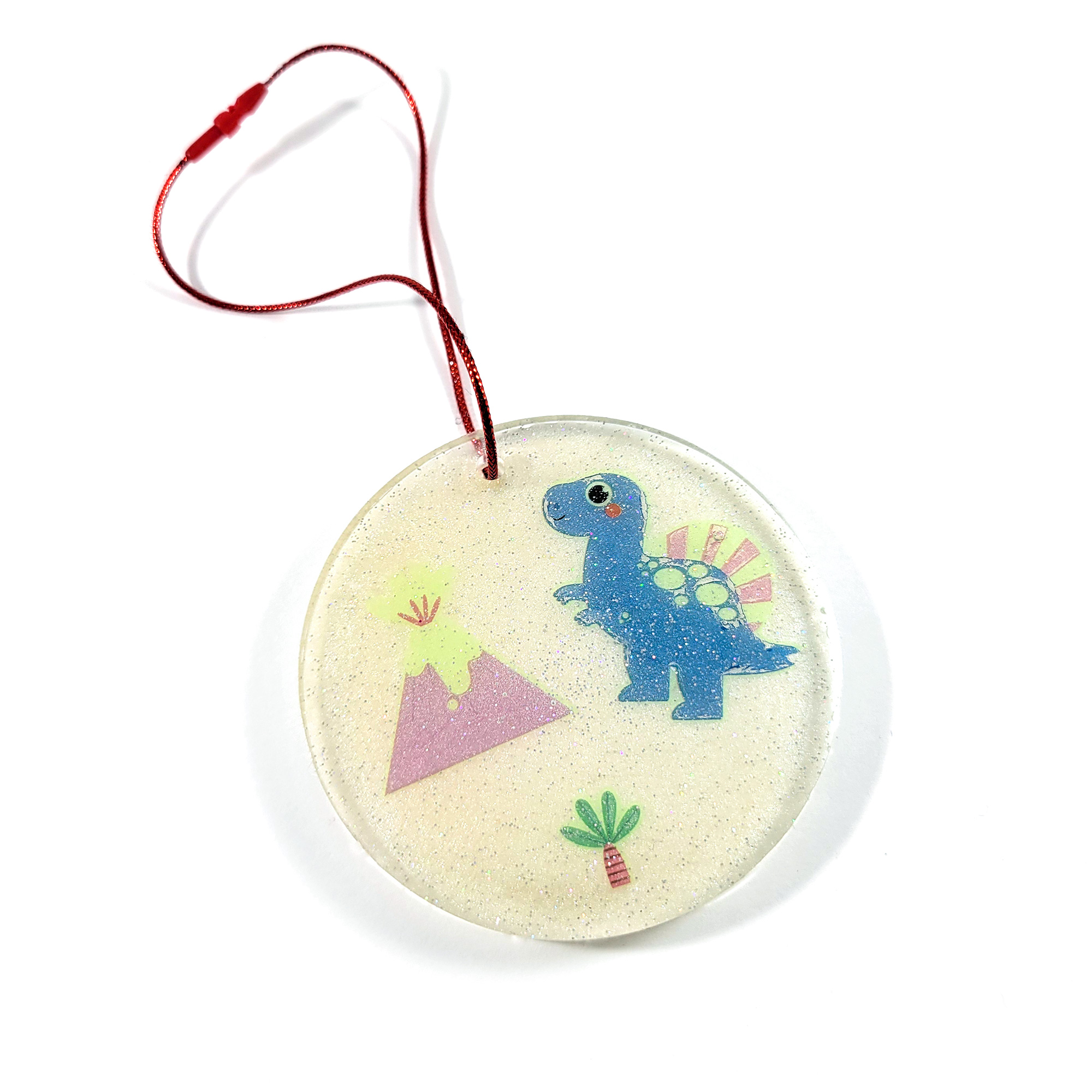 Tiny Dino Glow in the Dark Ornament by Wilde Designs