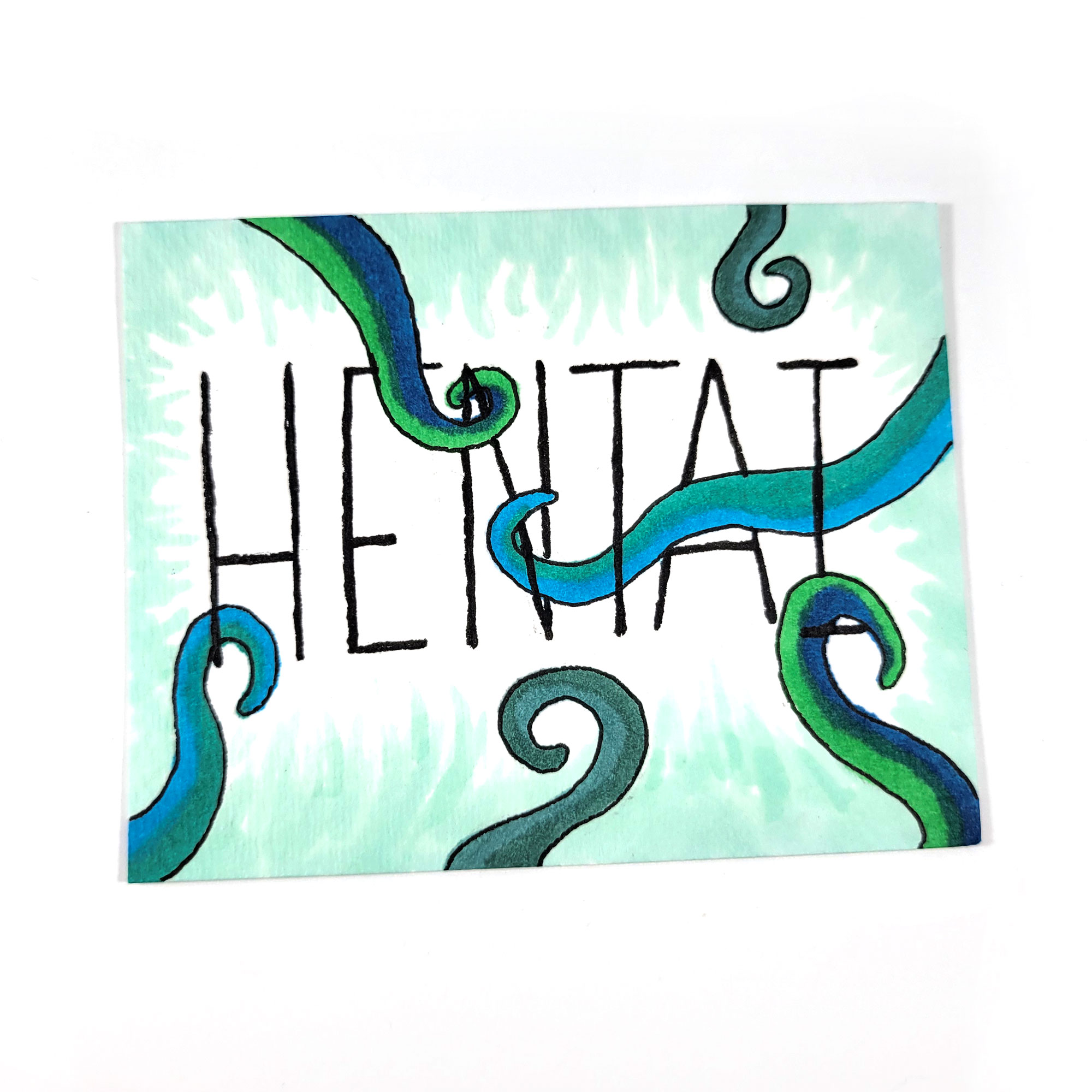 Better with Tentacles Hentai Art Card by Wilde Designs