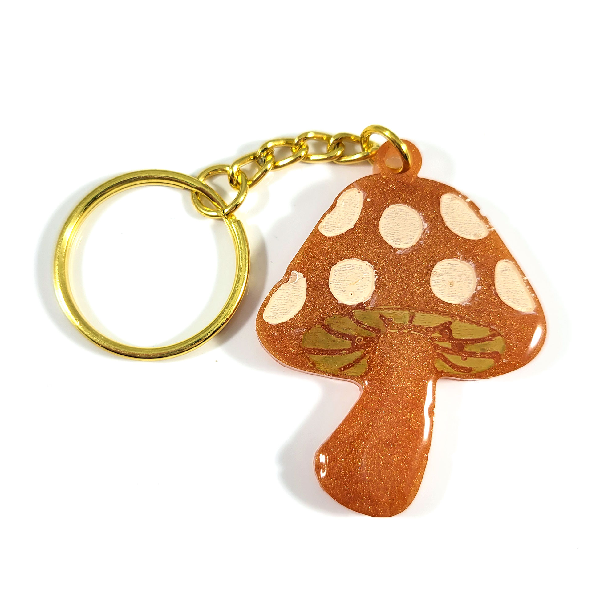 Mushroom Keychain by Wilde Designs