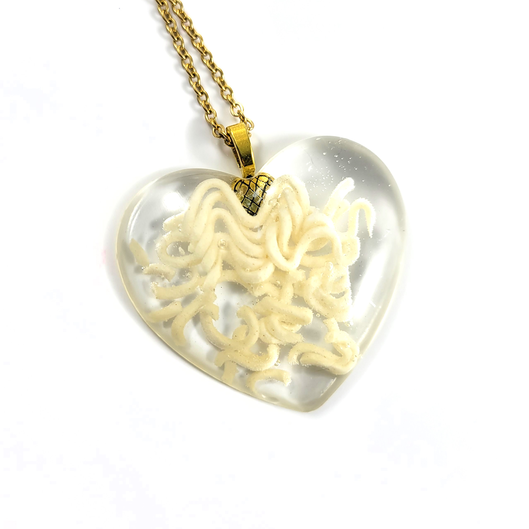 Ramen Love Heart Necklace by Wilde Designs