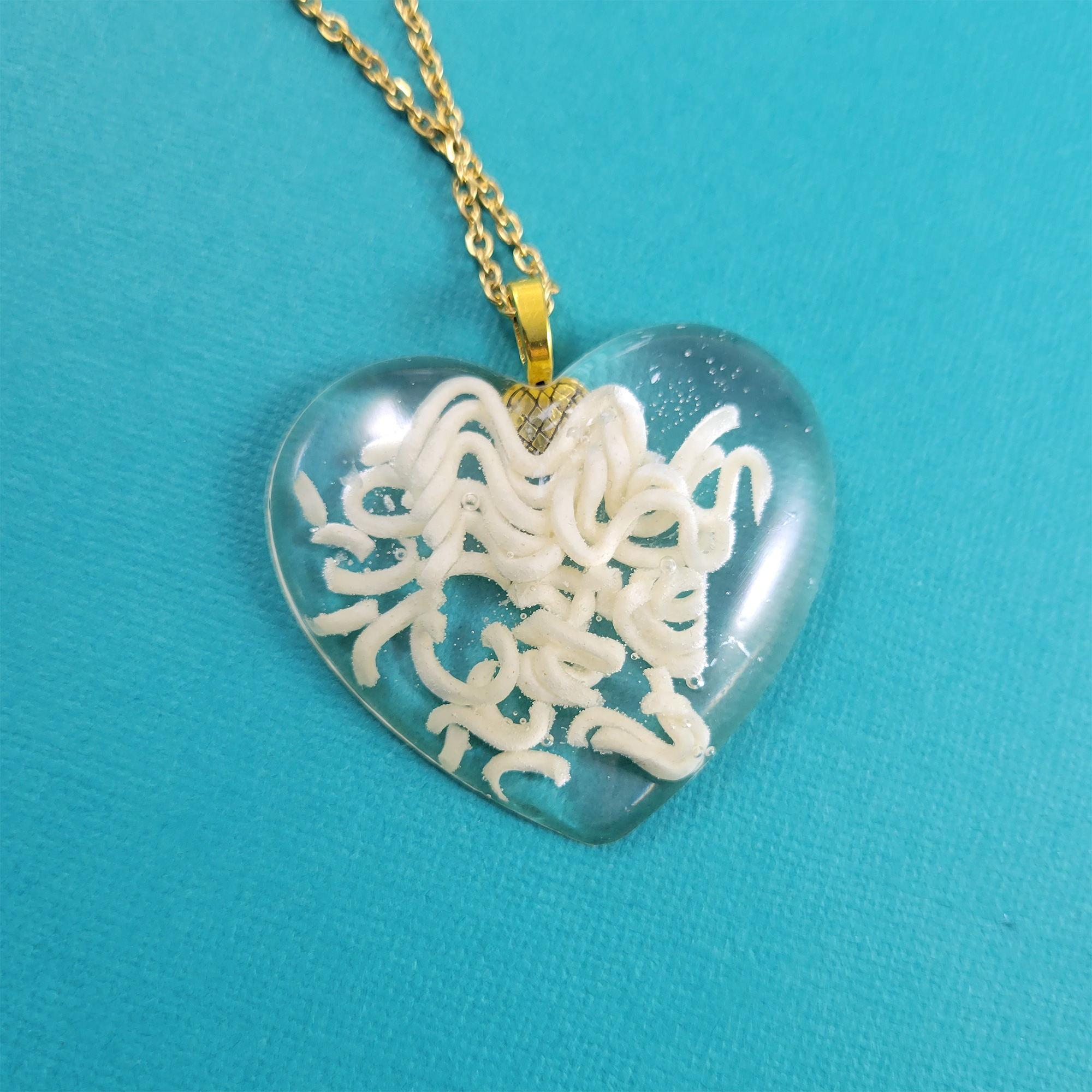 Ramen Love Heart Necklace by Wilde Designs