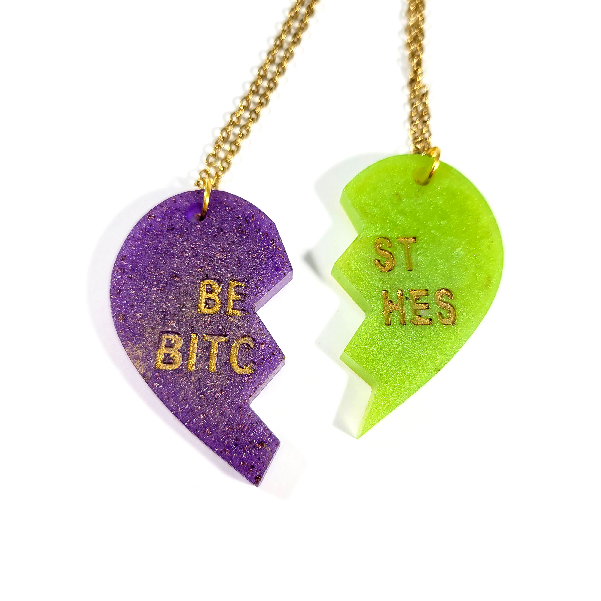 Best B*tches Necklace Sets by Wilde Designs