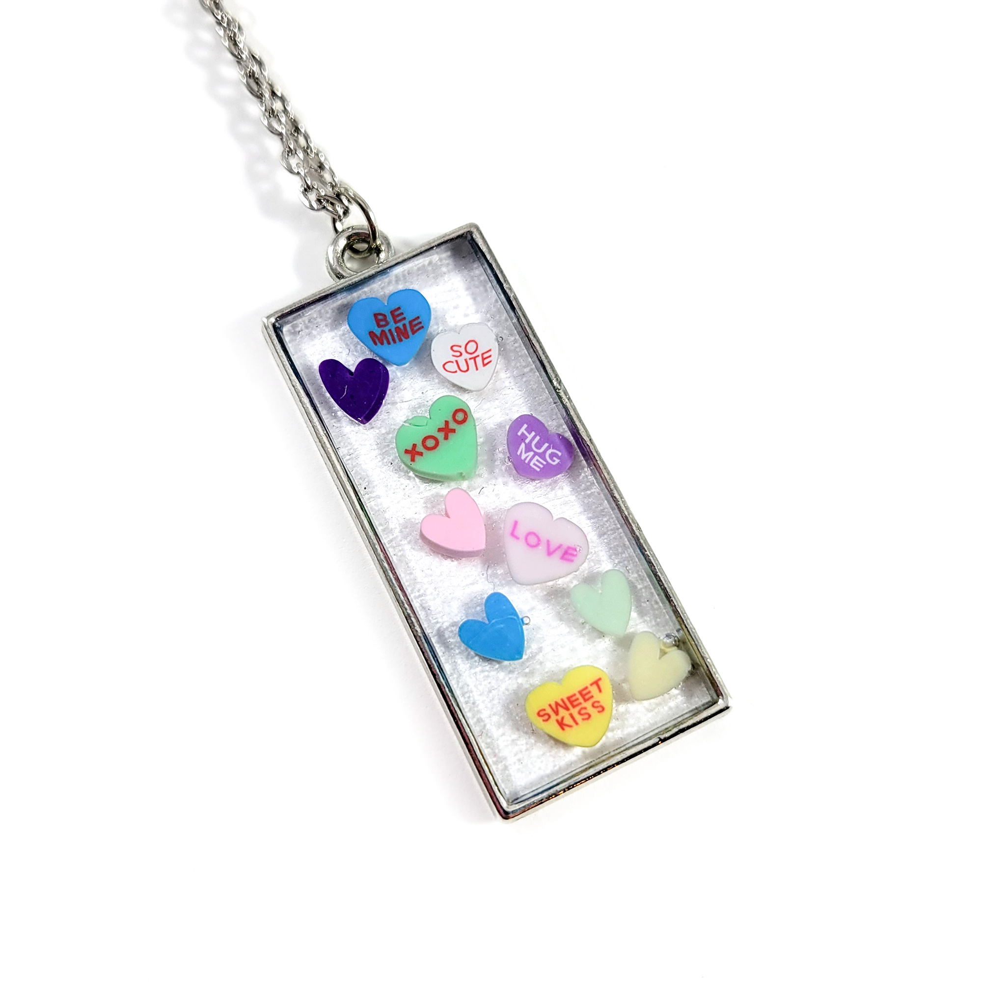 Convo Hearts Pendant Necklace by Wilde Designs