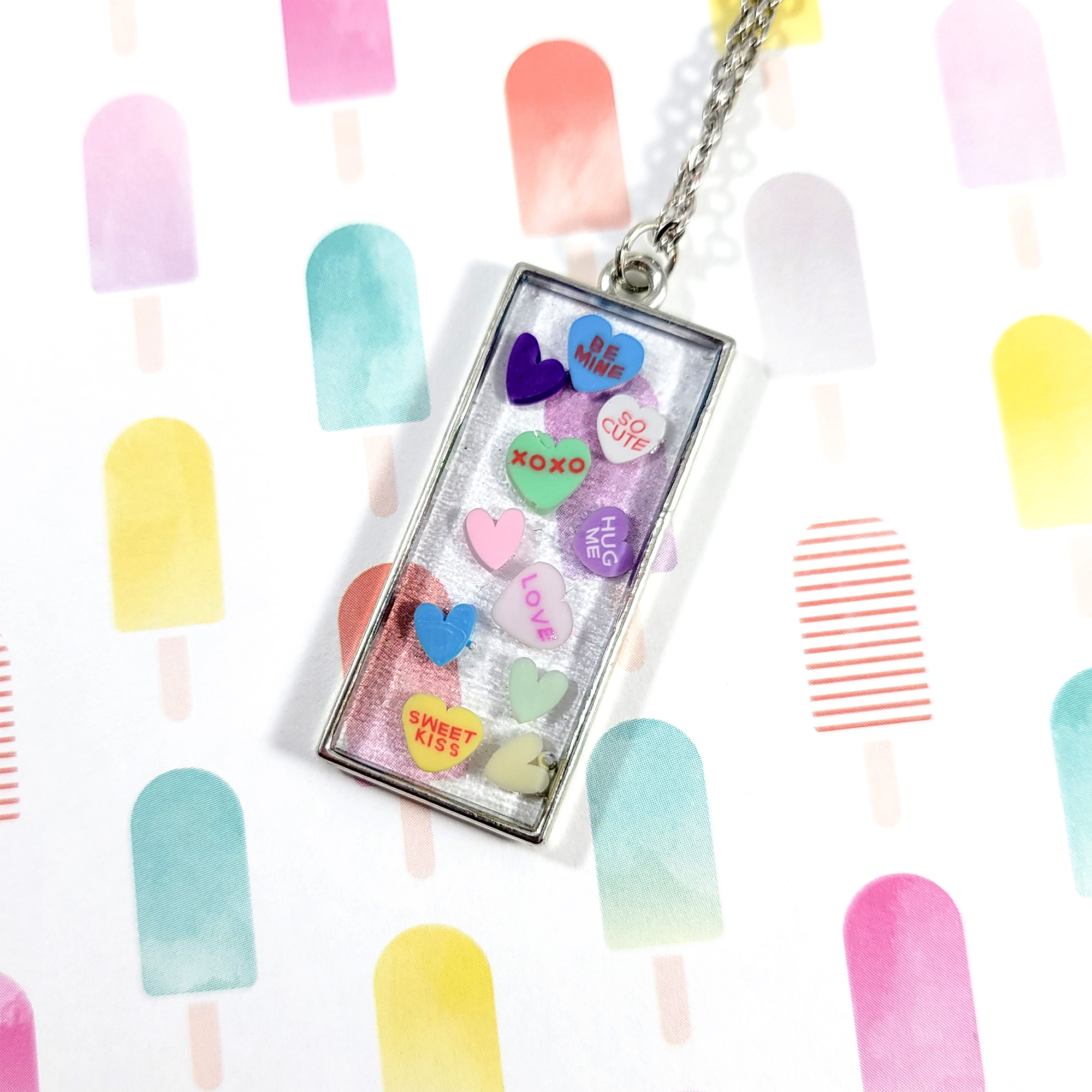 Convo Hearts Pendant Necklace by Wilde Designs