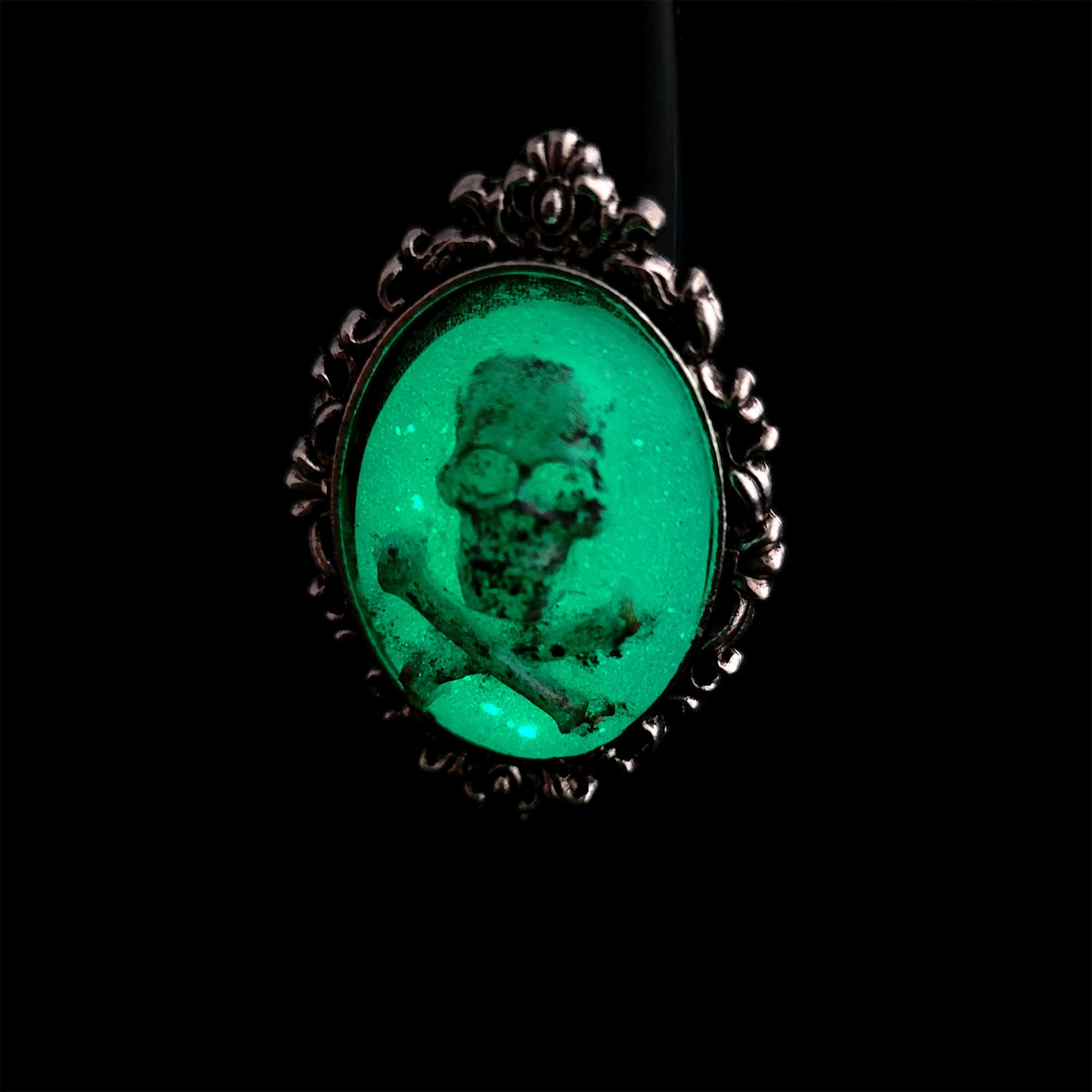 Skull & Crossbones Cameo Ring by Wilde Designs