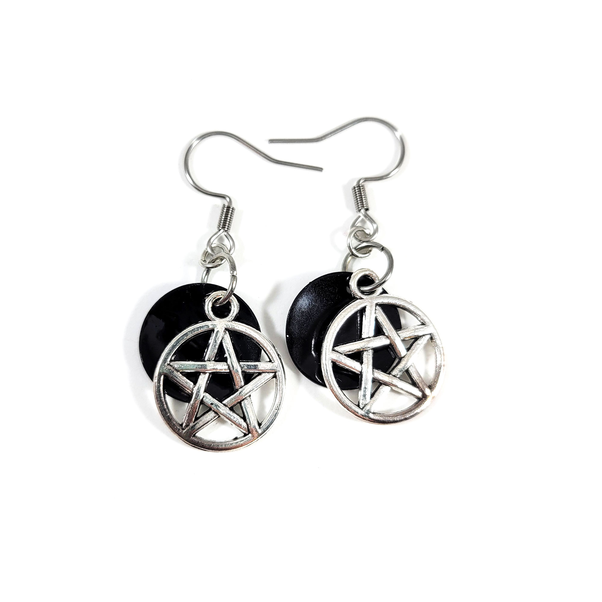 Pretty Pentagram Earrings by Wilde Designs